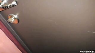 The stalker fucks his victim in her wet pussy