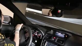 Babe fucked in the car, her deepthroat blowjob caught on camera in stunning detail