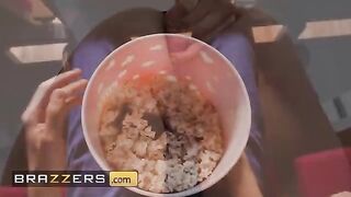Tina Fire gets her pussy pounded in the popcorn machine