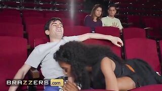 Tina Fire gets her pussy pounded in the popcorn machine