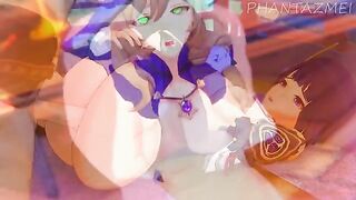 Genshin Impact hentai SFM compilation featuring Lisa and Eula