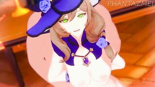 Genshin Impact hentai SFM compilation featuring Lisa and Eula