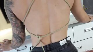 My stepbrother dry humped me in my sexy jeans shorts