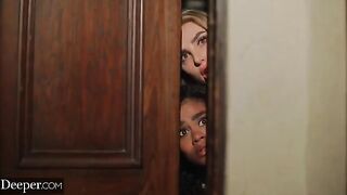 Scarlit and Kenzie are subjected to the will of their unknown master in this intense DEEPER scene