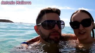 A blonde girl was picked up on the Australian beach and fucked hard