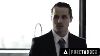 Nympho Vanna Bardot gets fucked hard by bad juror in rough trial scene