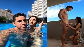 An Argentine girl is picked up at the pool and fucked hard