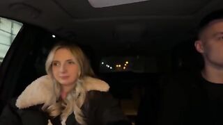 A cute girl couldn't pay the fake taxi fare