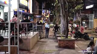 Spying Sara Blonde in a Colombian disco, a wild encounter unfolds with intense passion