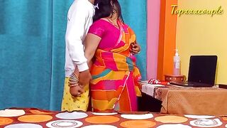 Hot Indian maid experiences her first anal and pussy fuck, it was painful but she loved it