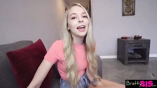Petite teen Lily Larimar gets naughty to pay her debts