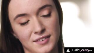 Passionate lesbian action with intense chemistry between roommates in this steamy scene