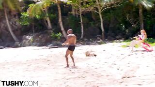 Bodacious redhead Scarlett is addicted to wild anal sex