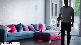 Influencer Lexi’s anal adventures heat up with a shy cameraman on TUSHY