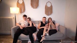 Bunny Rabbits and friends fucked right in front of them