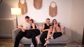 Bunny Rabbits and friends fucked right in front of them