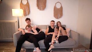 Bunny Rabbits and friends fucked right in front of them