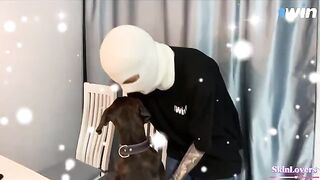 A cute girl receives a special gift from Santa Claus