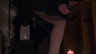 Footjob with white stockings, a classic and always exciting, check it out
