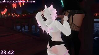 We edged each other and came into the New Year in a steamy VRchat ERPG scene