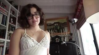 A shy and nerdy stepdaughter, portrayed by the stunning Leana Lovings, seeks intimacy with her stepfather