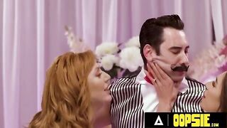 Lauren Phillips and April Olsen play a sexy game with Tommy Pistol