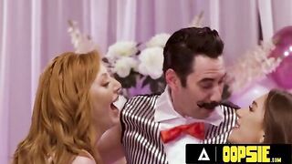 Lauren Phillips and April Olsen play a sexy game with Tommy Pistol