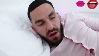 Blonde sneakily fucked by stepcousin in his room