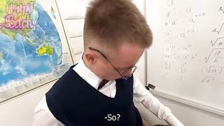 The hottest teacher's day ever, straight from the classroom to the bed