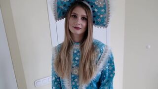 A hot beauty got a mess from an address mix-up, but she liked it