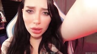 A young gamer cheats on her BF with a stepbrother in a steamy scene