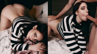 The hot student MollyRedWolf has sex with her lecturer in class