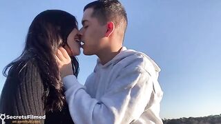 A passionate encounter in the park with a girl I met on Tinder