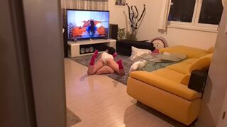 A guy was caught by his stepsister for watching porn, things got heated