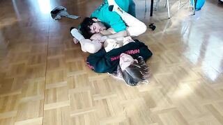Girl fucks like a slut, gets her pussy filled with cum