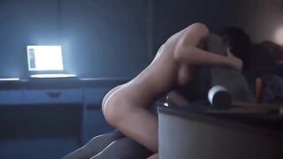 Ada Wong gets trapped and fucked hard in this intense 3D animation