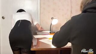 Instead of exam, student got fucked by teacher in ass