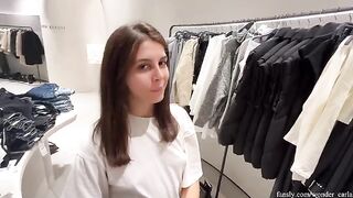 I cheated on my boyfriend in the fitting room, a risky spot!