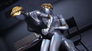 Hearth ballerinas futanari action from Atomic Heart, featuring intense and unique encounters