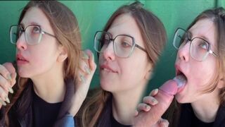 A cute 18-year-old girl gets fucked by her stepbrother in a steamy encounter
