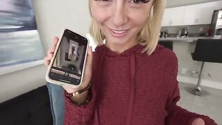 A cute girl fucks with her stepbrother, breaking all the rules