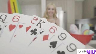 Aaliyah Love suggests a different game to her stepson in the kitchen