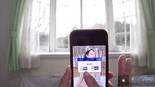 A cute girl is locked in a doghouse for hardcore sex