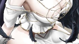 Albedo turns you into her edge-slut in this hot hentai joi video