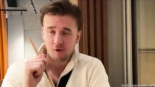 A couple has a great time shopping and almost gets caught in the fitting room