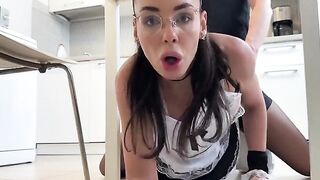 A dirty girl needs to clean up before getting intimate