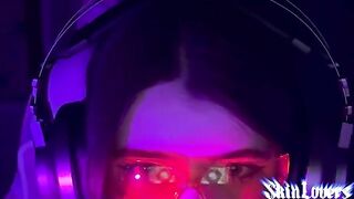 A gamer girl gets her pussy railed hard in this steamy scene