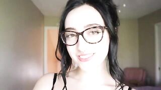 The girl is reading hysterical literature and she’s trying not to cum