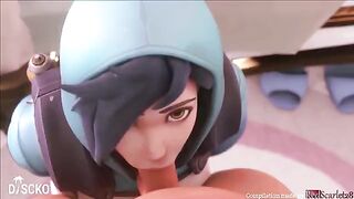Overwatch Tracer 2021 compilation with sound, featuring the fastest heroine in the game