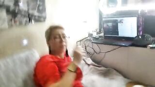 A mature woman playing with her pussy on camera is quite a sight!